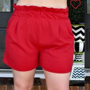 Perfectly Priscilla Paperbag waist shorts